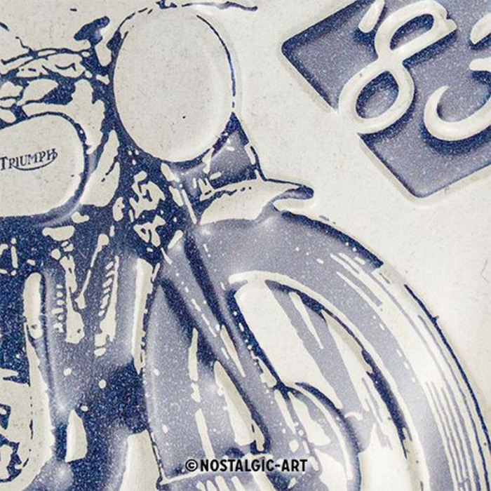 Blechschild Triumph Thrill 2